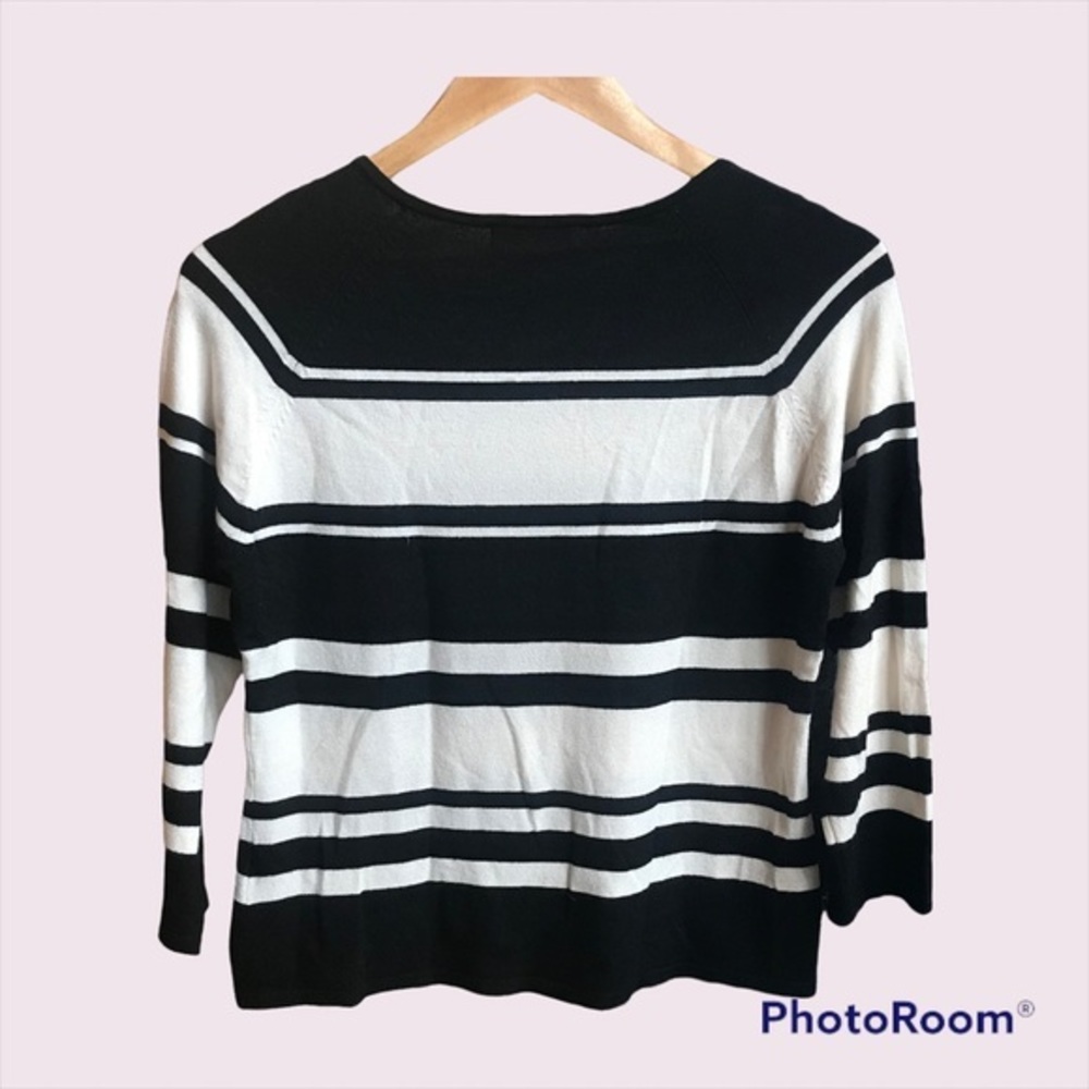 Marks‎ & Spencer Striped Crewneck Sweater - Picture 2 of 4